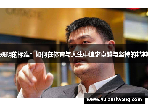 姚明的标准：如何在体育与人生中追求卓越与坚持的精神