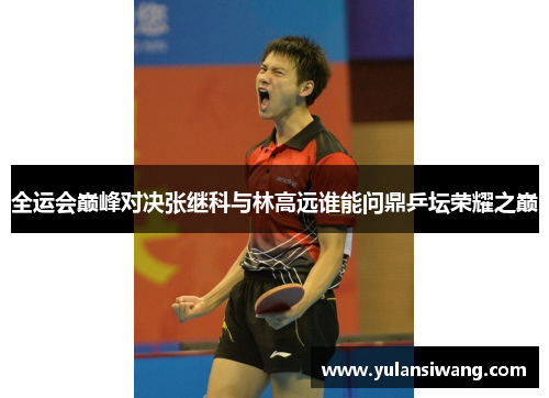 全运会巅峰对决张继科与林高远谁能问鼎乒坛荣耀之巅